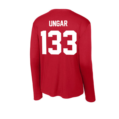 Rutgers - NCAA Wrestling : Brett Ungar - Activewear Long Sleeve T-Shirt-1