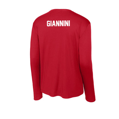 Rutgers - NCAA Women's Swimming & Diving : Valentina Giannini - Activewear Long Sleeve T-Shirt-1