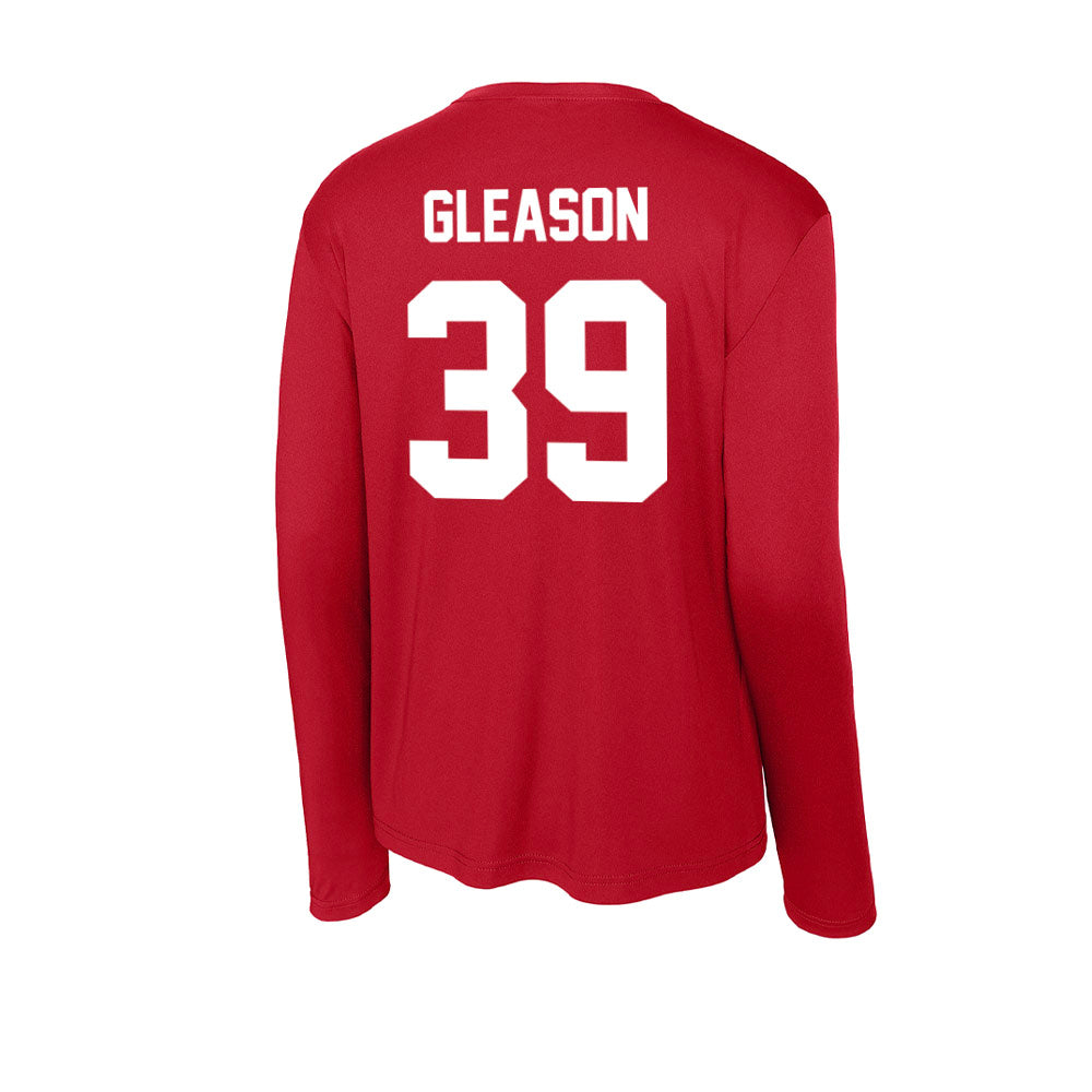 Rutgers - NCAA Baseball : Zachary Gleason - Activewear Long Sleeve T-Shirt-1