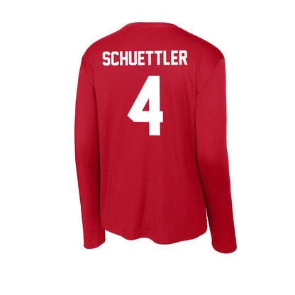 Rutgers - NCAA Softball : Charleigh Schuettler - Activewear Long Sleeve T-Shirt-1