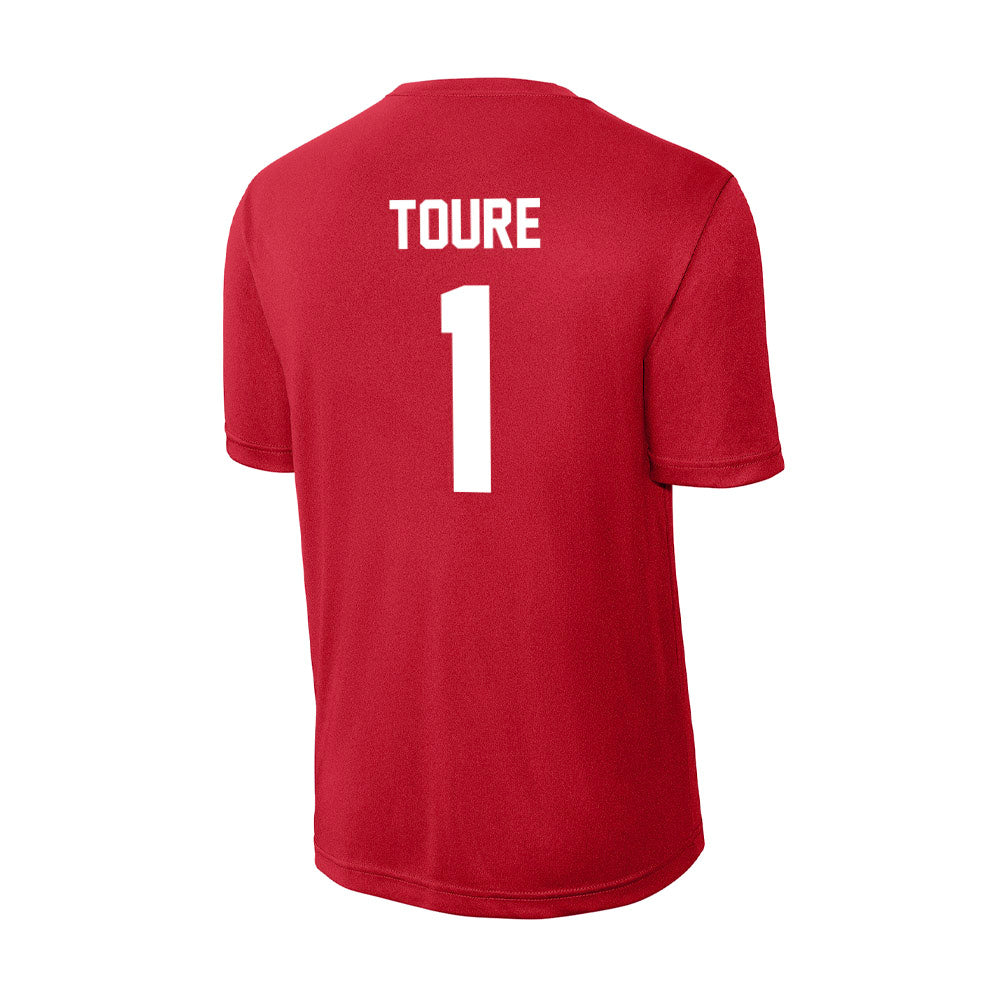 Rutgers - NCAA Football : Famah Toure - Activewear T-Shirt-1