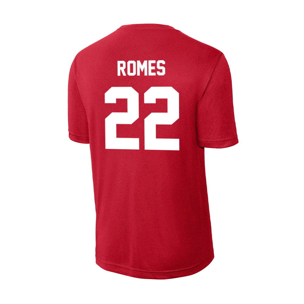 Rutgers - NCAA Women's Volleyball : Malia Romes - Activewear T-Shirt-1