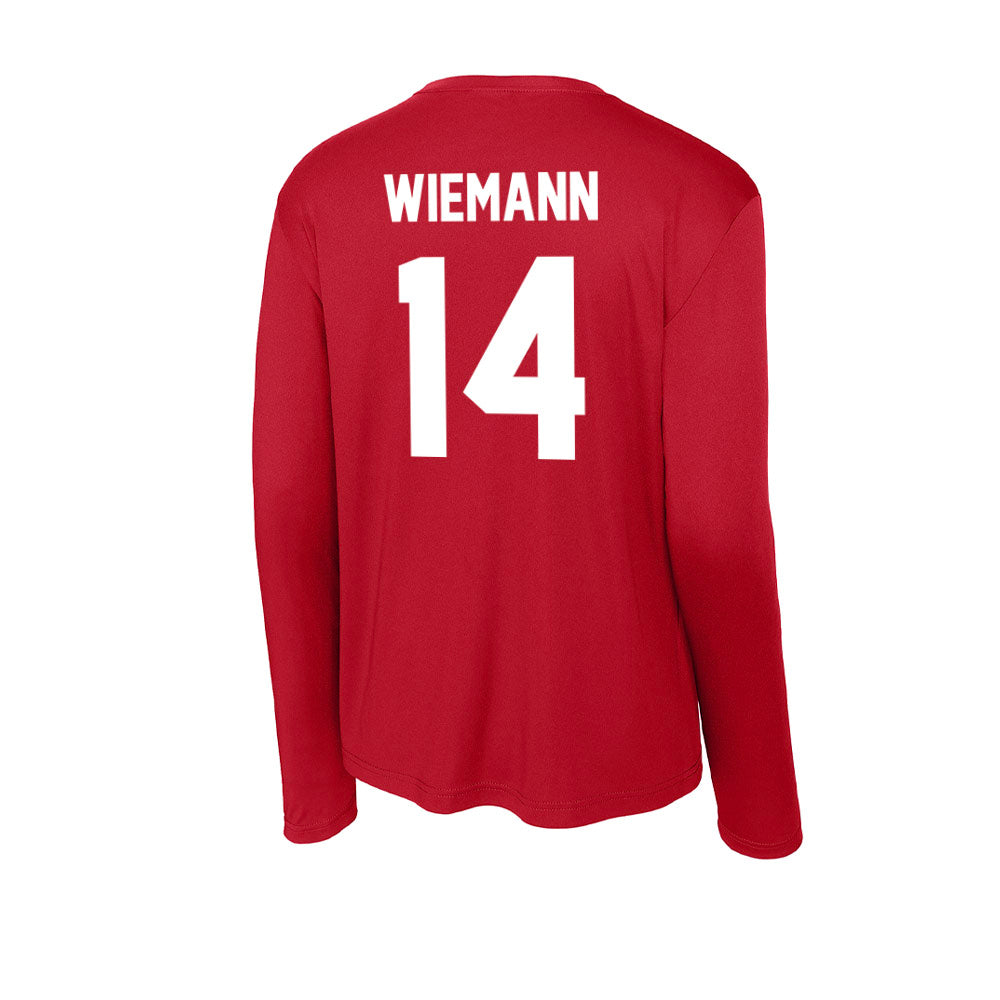 Rutgers - NCAA Women's Volleyball : Addison Wiemann - Activewear Long Sleeve T-Shirt-1