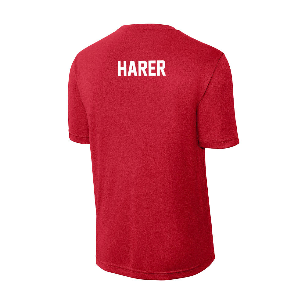 Rutgers - NCAA Wrestling : Conner Harer - Activewear T-Shirt-1