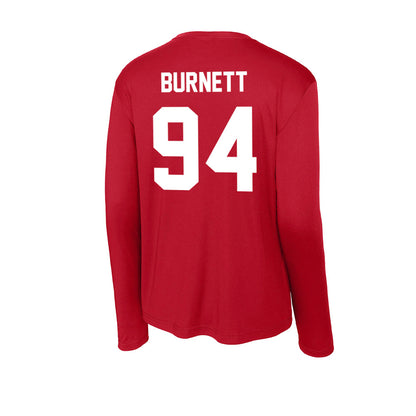 Rutgers - NCAA Football : Jdan Burnett - Activewear Long Sleeve T-Shirt-1