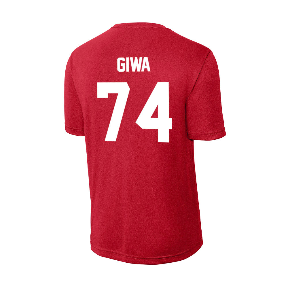 Rutgers - NCAA Football : Moshood Giwa - Activewear T-Shirt-1