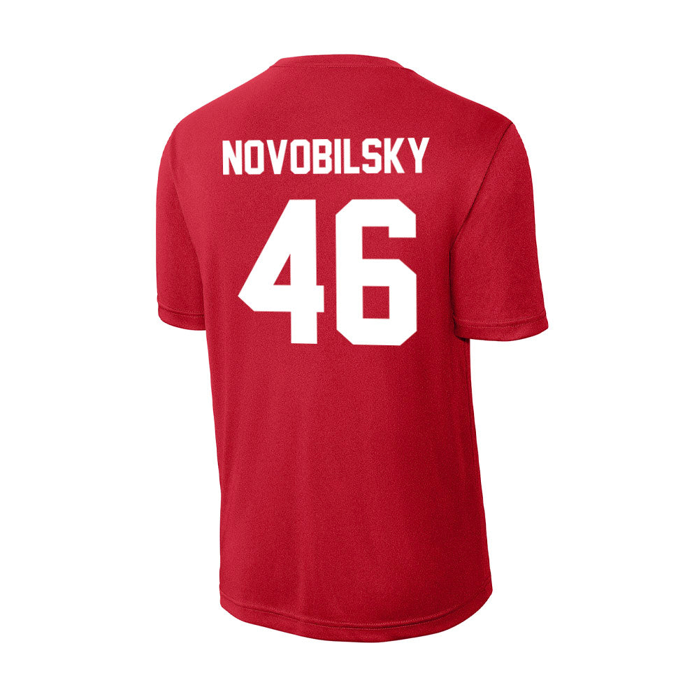 Rutgers - NCAA Baseball : Kevin Novobilsky - Activewear T-Shirt-1