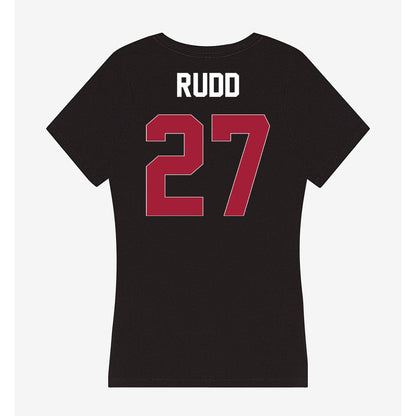 Oklahoma - NCAA Football : Trace Rudd - Women's V-Neck T-Shirt-1