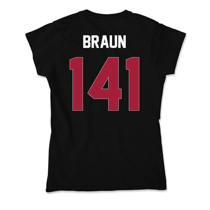 Oklahoma - NCAA Wrestling : Alex Braun - Soft Style Women’s T-Shirt-1