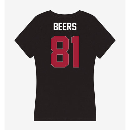 Oklahoma - NCAA Football : Rocky Beers - Women's V-Neck T-Shirt-1