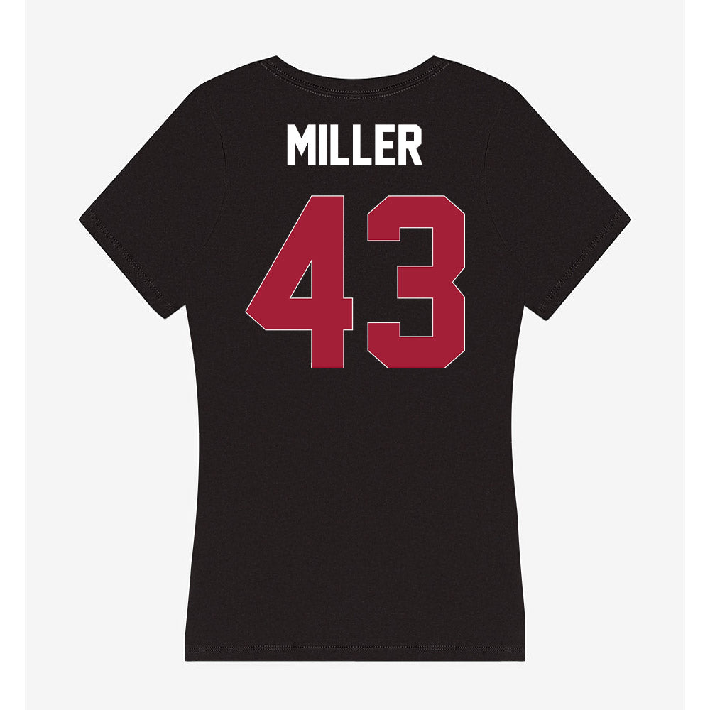 Oklahoma - NCAA Football : Grayson Miller - Women's V-Neck T-Shirt-1