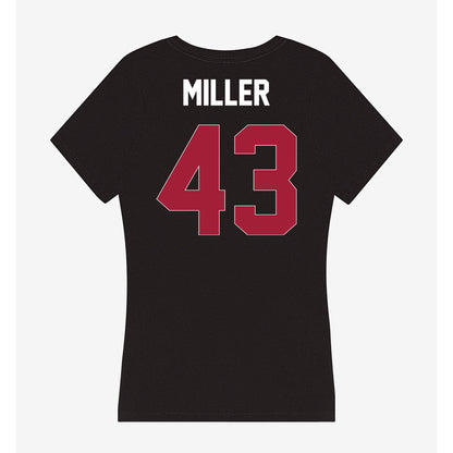 Oklahoma - NCAA Football : Grayson Miller - Women's V-Neck T-Shirt-1