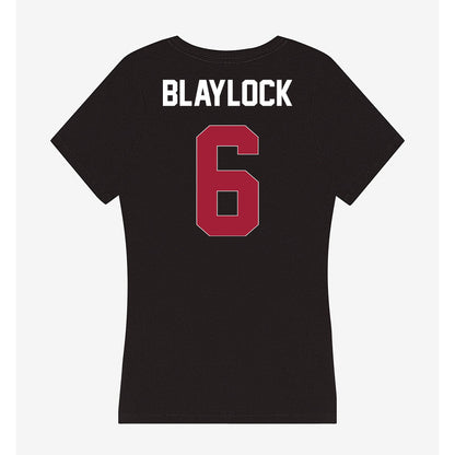 Oklahoma - NCAA Football : Tory Blaylock - Women's V-Neck T-Shirt-1