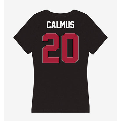 Oklahoma - NCAA Football : Casen Calmus - Women's V-Neck T-Shirt-1