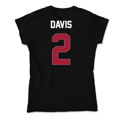 Oklahoma - NCAA Baseball : Myles Davis - Soft Style Women’s T-Shirt-1