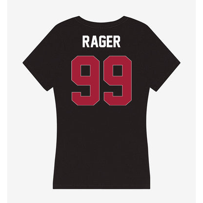 Oklahoma - NCAA Baseball : Cord Rager - Women's V-Neck T-Shirt-1