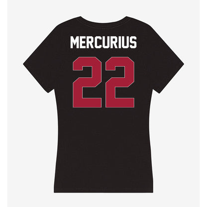 Oklahoma - NCAA Baseball : LJ Mercurius - Women's V-Neck T-Shirt-1