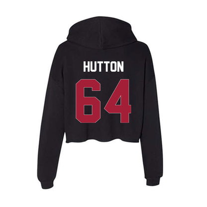 Oklahoma - NCAA Football : Sean Hutton - Women's Crop Fleece Hoodie-1