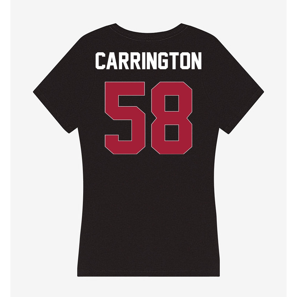 Oklahoma - NCAA Football : James Carrington - Women's V-Neck T-Shirt-1
