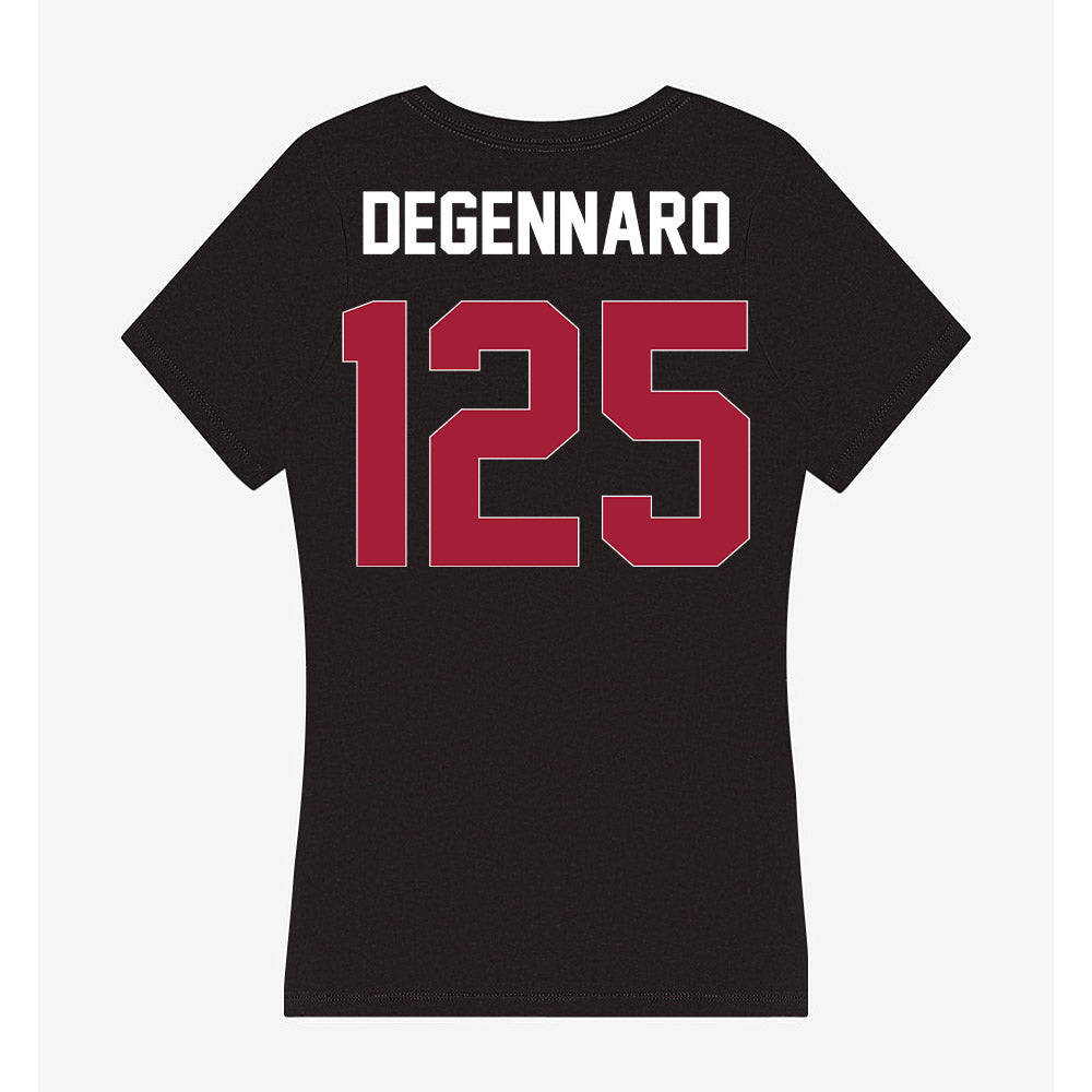 Oklahoma - NCAA Wrestling : Sebastian Degennaro - Women's V-Neck T-Shirt-1
