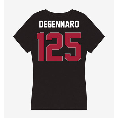 Oklahoma - NCAA Wrestling : Sebastian Degennaro - Women's V-Neck T-Shirt-1