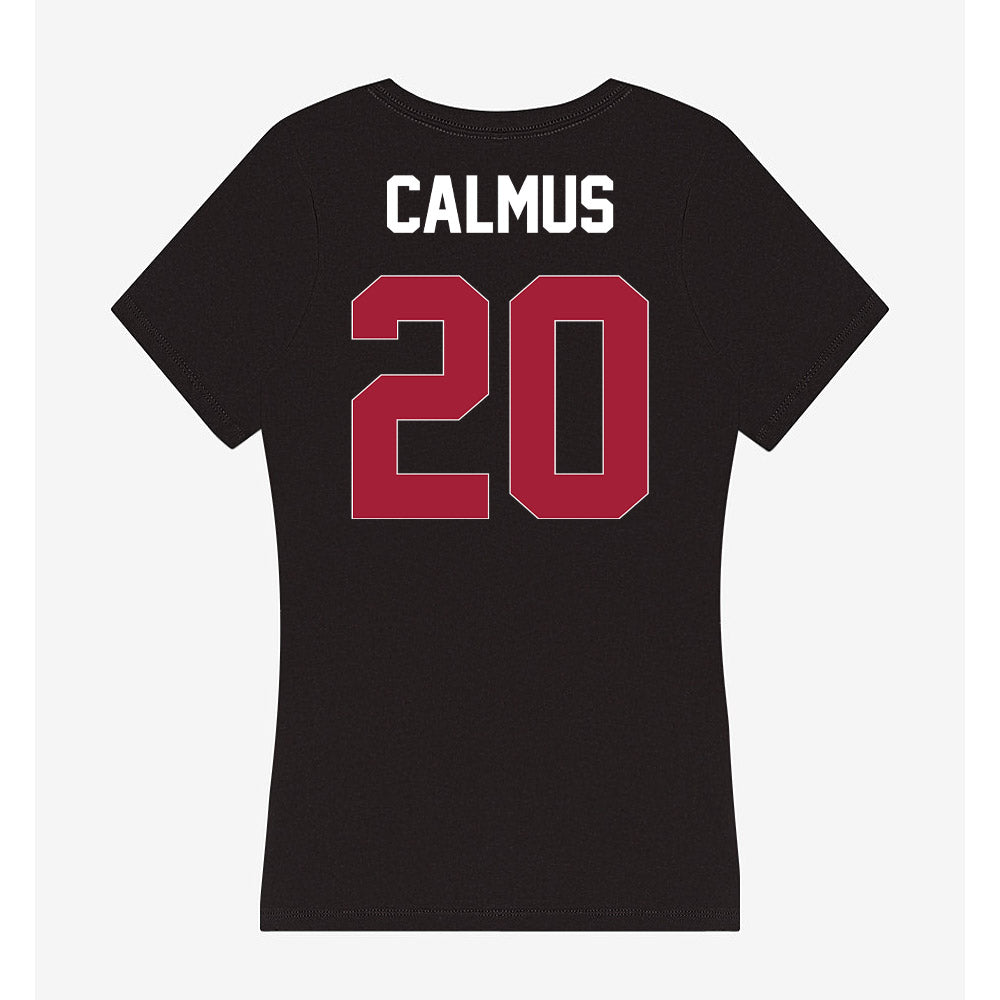 Oklahoma - NCAA Football : Casen Calmus - Women's V-Neck T-Shirt-1