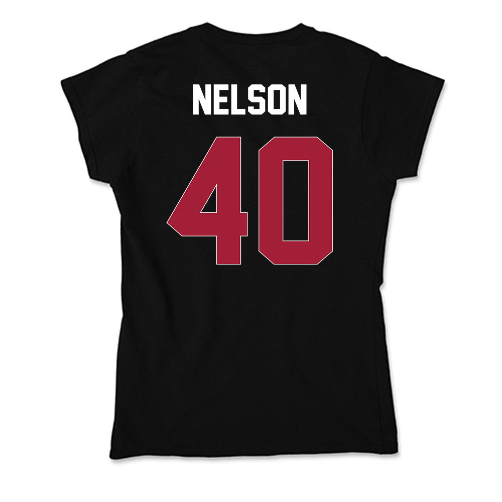 Oklahoma - NCAA Football : Matthew Nelson - Soft Style Women’s T-Shirt-1