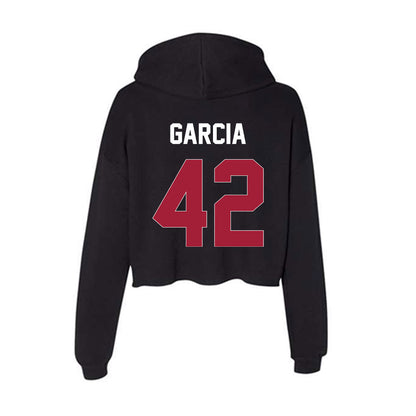 Oklahoma - NCAA Softball : Gabriella Garcia - Women's Crop Fleece Hoodie-1