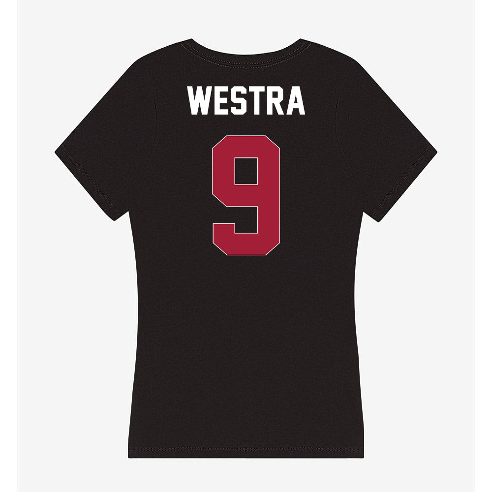 Oklahoma - NCAA Softball : Payton Westra - Women's V-Neck T-Shirt-1