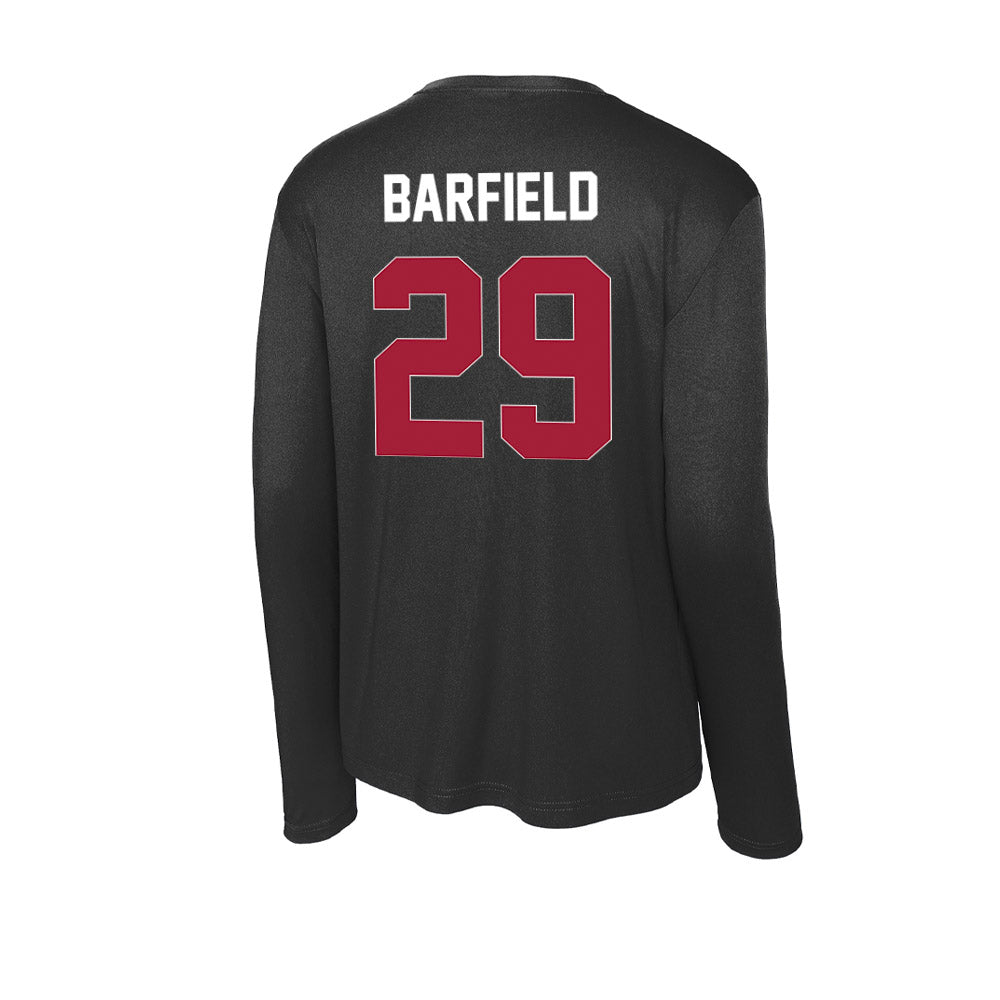 Oklahoma - NCAA Baseball : Jaden Barfield - Activewear Long Sleeve T-Shirt-1