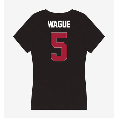 Oklahoma - NCAA Men's Basketball : Mohamed Wague - Women's V-Neck T-Shirt-1
