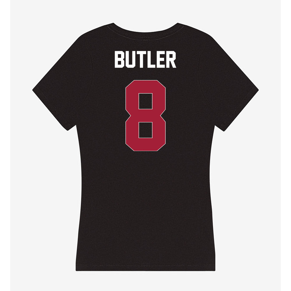 Oklahoma - NCAA Women's Volleyball : Carley Butler - Women's V-Neck T-Shirt-1
