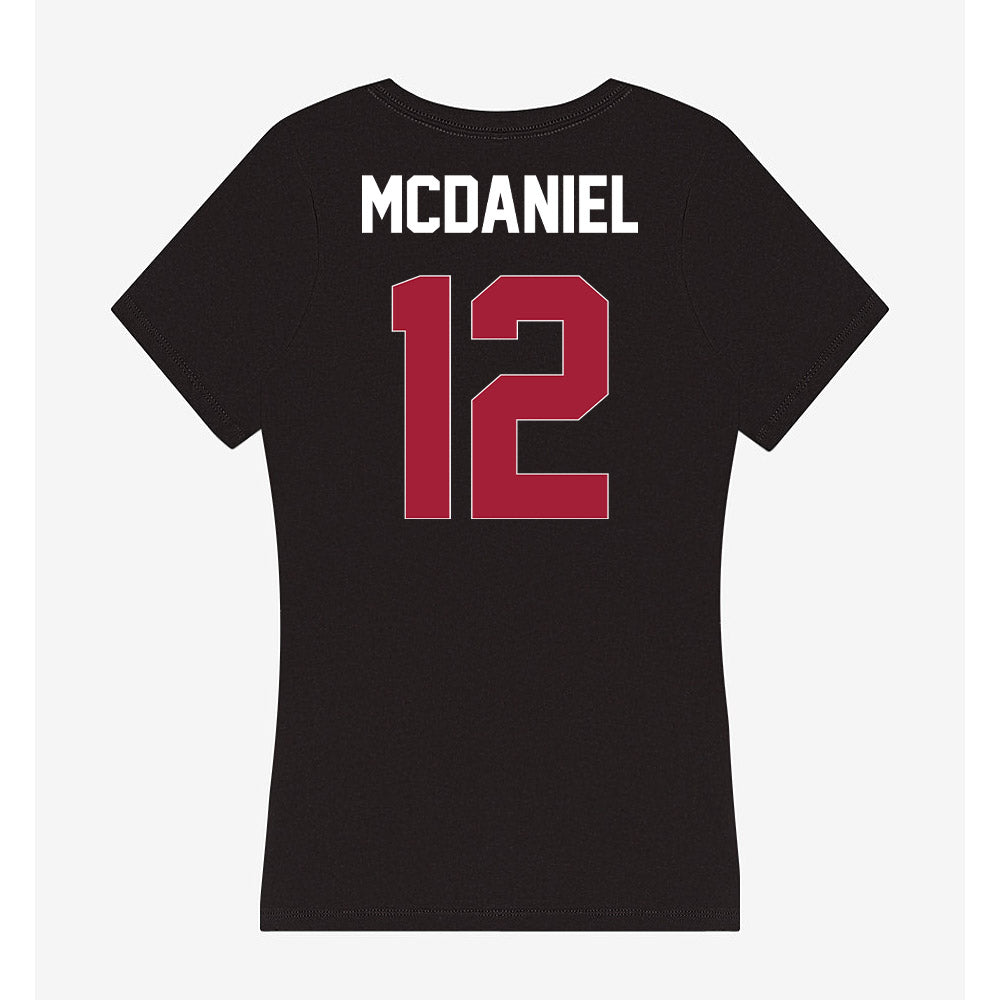 Oklahoma - NCAA Softball : Lexi McDaniel - Women's V-Neck T-Shirt-1