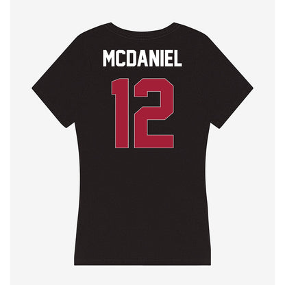 Oklahoma - NCAA Softball : Lexi McDaniel - Women's V-Neck T-Shirt-1