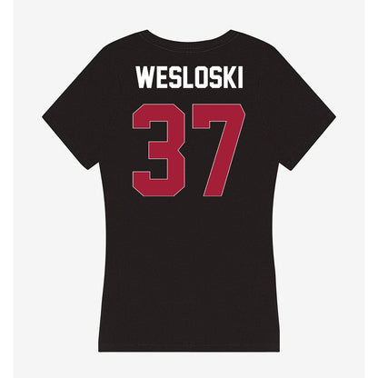 Oklahoma - NCAA Baseball : Nick Wesloski - Women's V-Neck T-Shirt-1