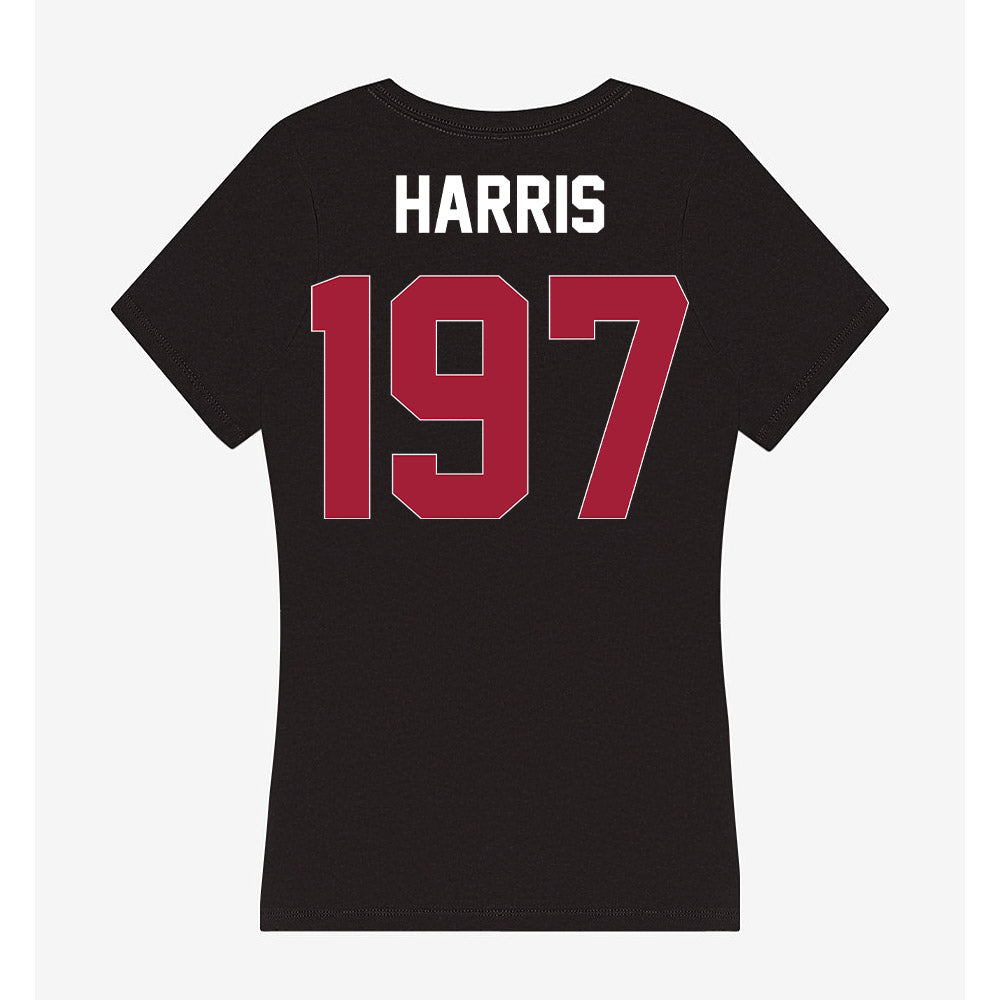 Oklahoma - NCAA Wrestling : Anthony Harris - Women's V-Neck T-Shirt-1
