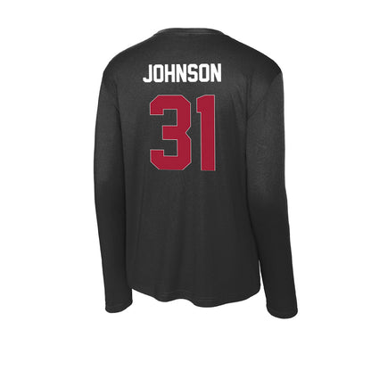 Oklahoma - NCAA Baseball : Cameron Johnson - Activewear Long Sleeve T-Shirt-1