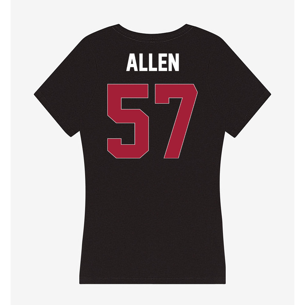 Oklahoma - NCAA Football : Gunnar Allen - Women's V-Neck T-Shirt-1