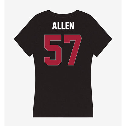 Oklahoma - NCAA Football : Gunnar Allen - Women's V-Neck T-Shirt-1