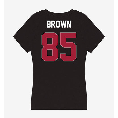 Oklahoma - NCAA Football : Trey Brown - Women's V-Neck T-Shirt-1