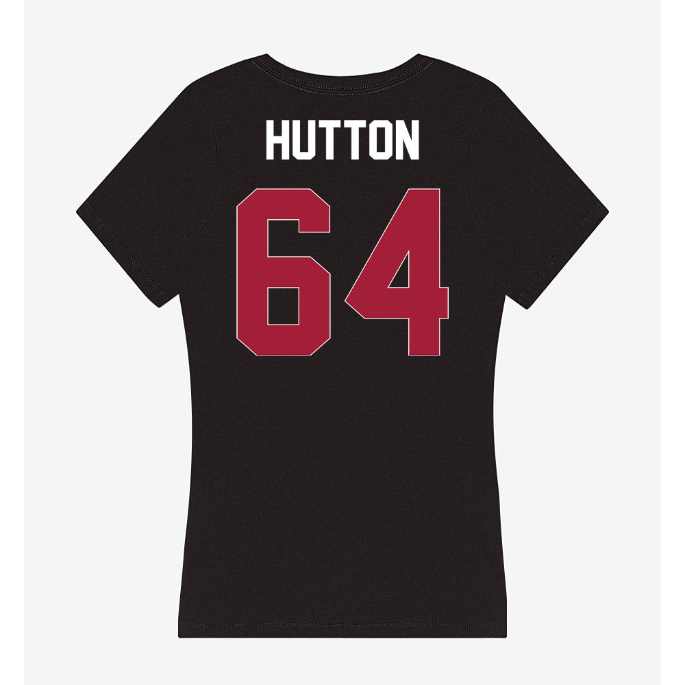 Oklahoma - NCAA Football : Sean Hutton - Women's V-Neck T-Shirt-1