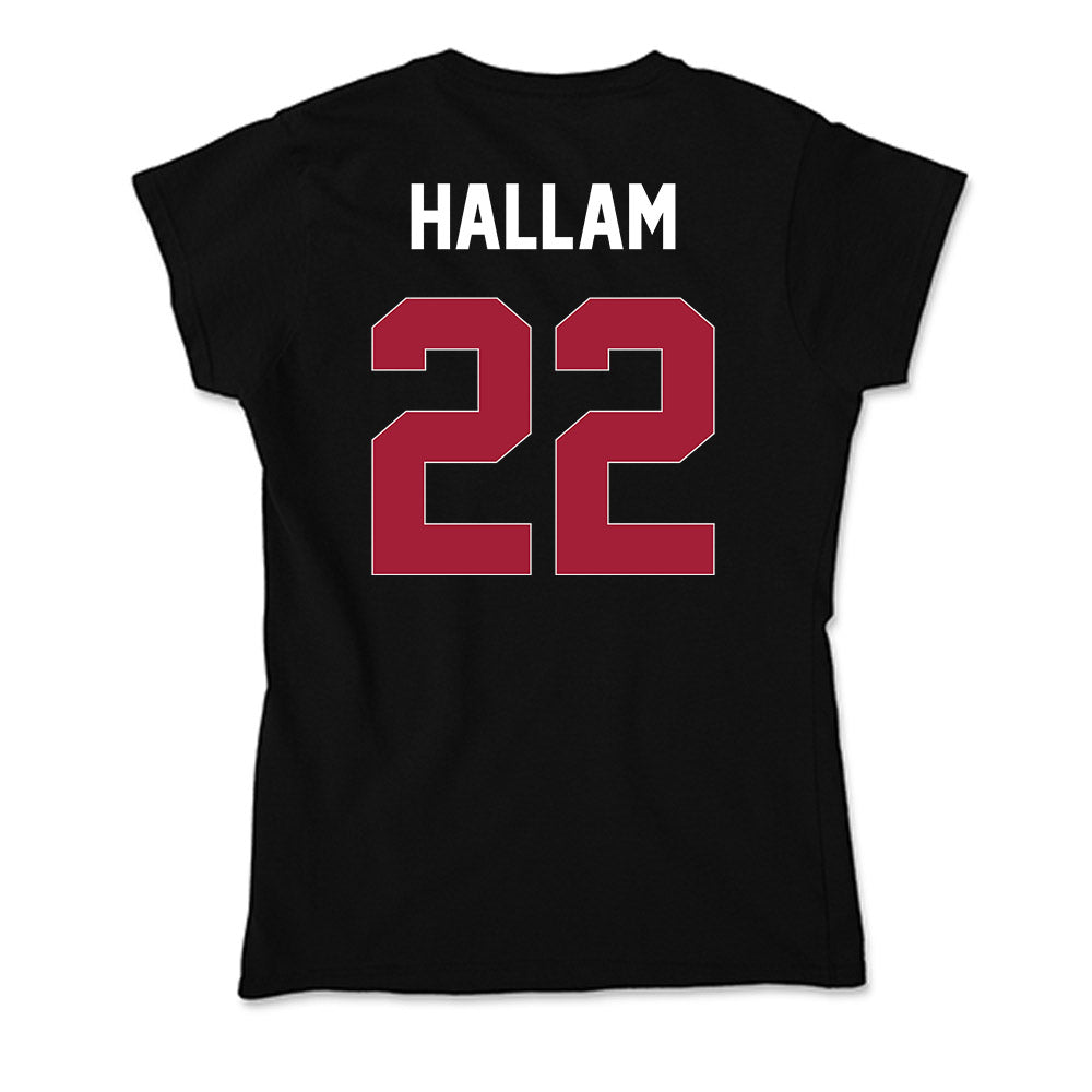 Oklahoma - NCAA Women's Soccer : Brenna Hallam - Soft Style Women’s T-Shirt-1