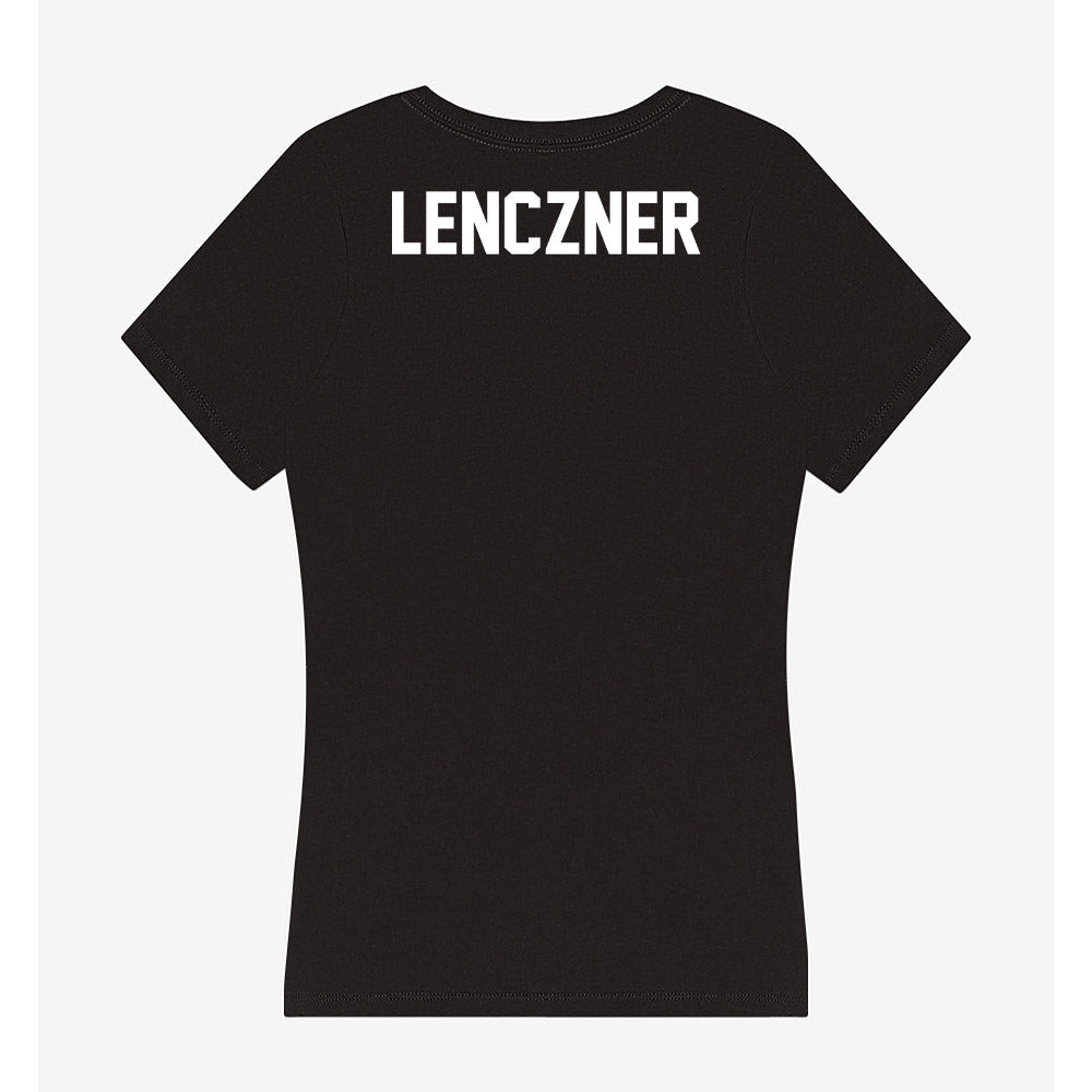 Oklahoma - NCAA Women's Gymnastics : Aspen Lenczner - Women's V-Neck T-Shirt-1