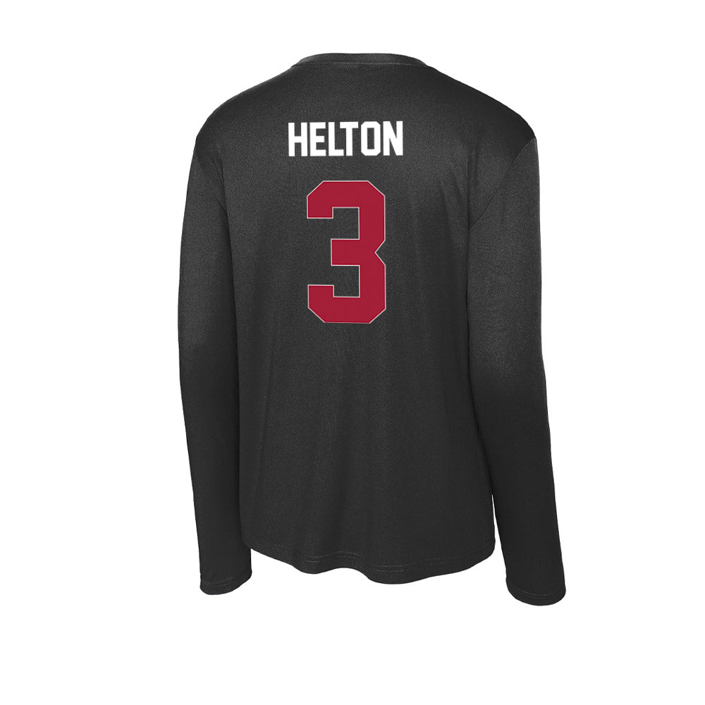 Oklahoma - NCAA Softball : Chaney Helton - Activewear Long Sleeve T-Shirt-1