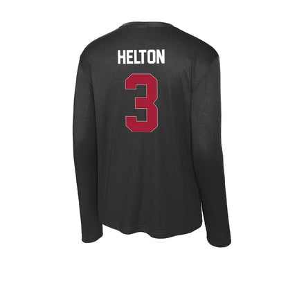 Oklahoma - NCAA Softball : Chaney Helton - Activewear Long Sleeve T-Shirt-1