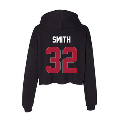 Oklahoma - NCAA Baseball : Brisco Smith - Women's Crop Fleece Hoodie-1