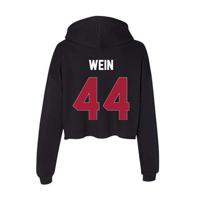 Oklahoma - NCAA Football : Taylor Wein - Women's Crop Fleece Hoodie-1