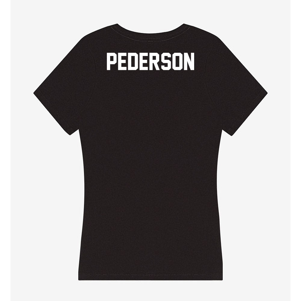 Oklahoma - NCAA Women's Gymnastics : Lily Pederson - Women's V-Neck T-Shirt-1