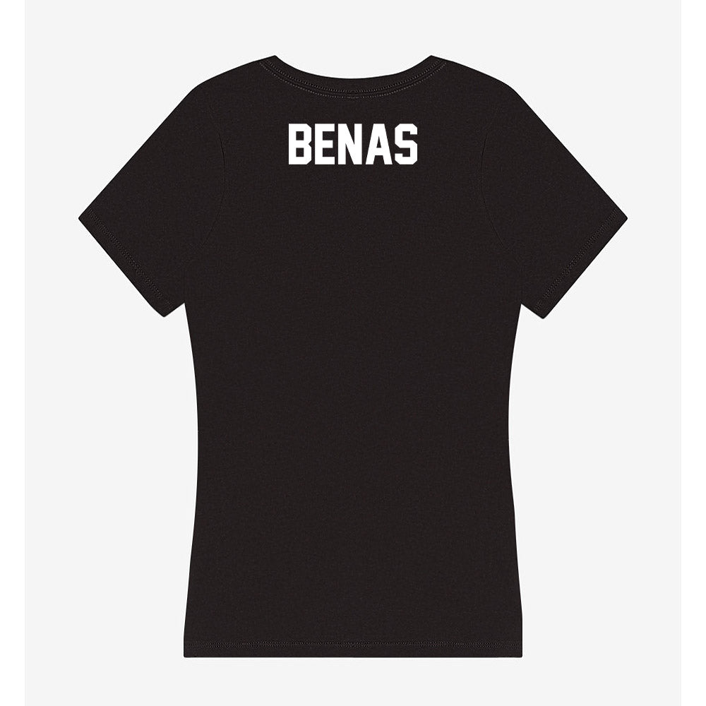 Oklahoma - NCAA Men's Gymnastics : Fuzzy Benas - Women's V-Neck T-Shirt-1
