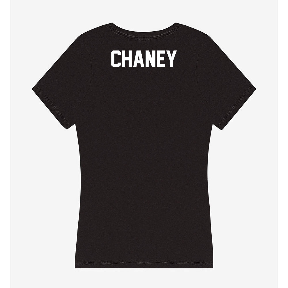 Oklahoma - NCAA Women's Golf : Reagan Chaney - Women's V-Neck T-Shirt-1